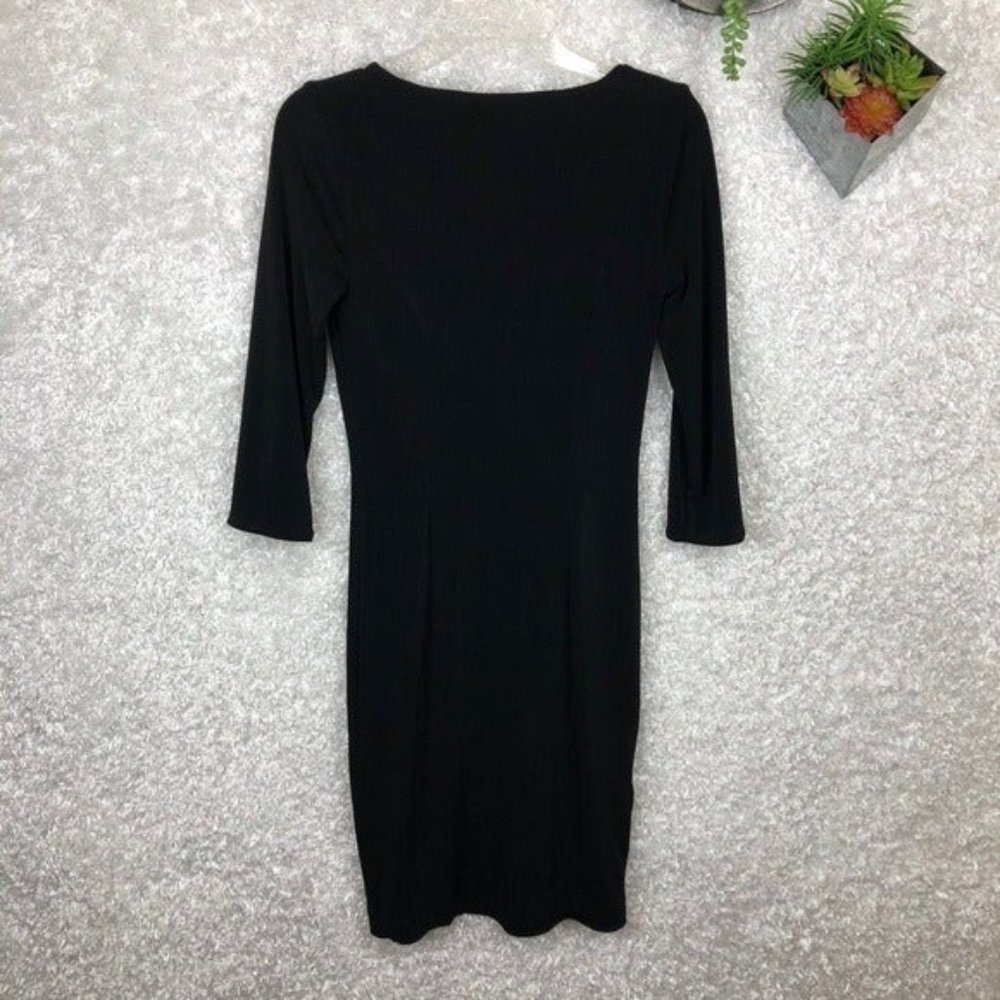 Whbm Reversible Solid Black Or Geometric Print Sh… - image 3